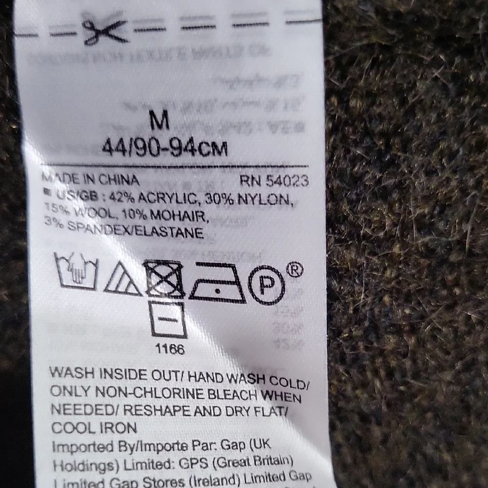 Banana Republic Green Cardigan Sweater (Duster Length) Open Front Knit - Picture 5 of 6